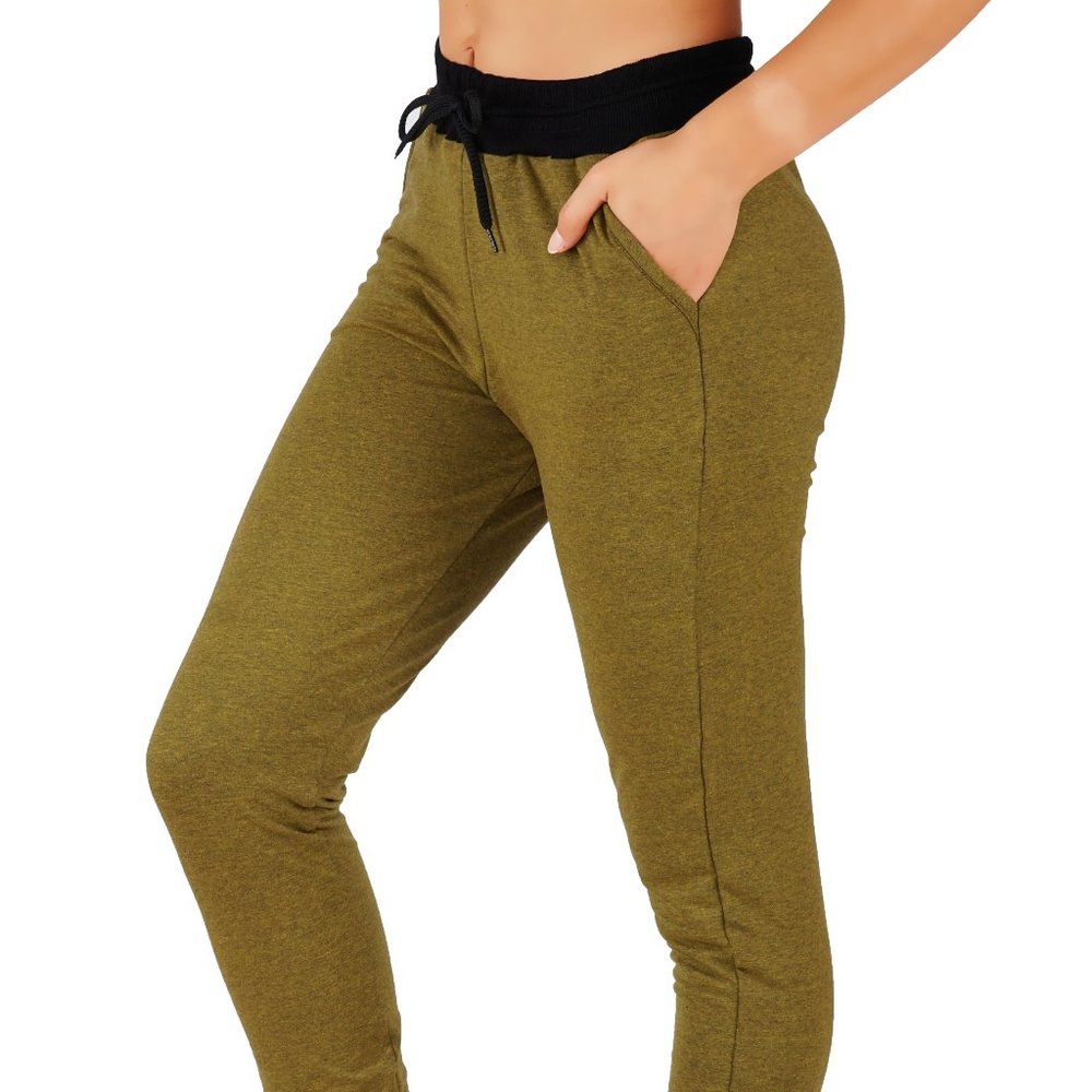 4pcs Set Full Length Cotton Joggers Sweatpants Pockets and elastic waistband